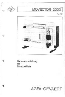 Agfa Movector 2000 manual. Camera Instructions.
